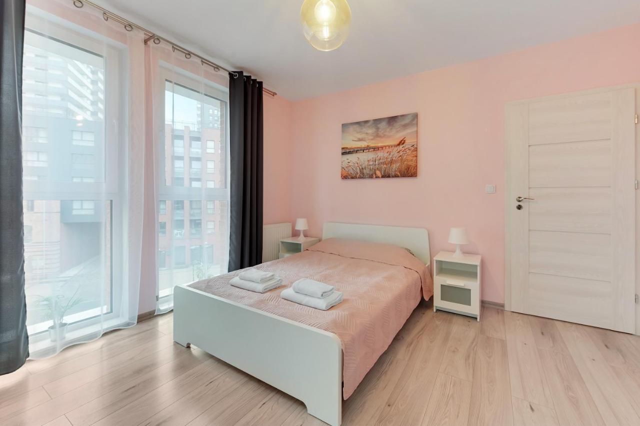 Gdansk Centrum - Apartament 3 - Pokojowy Z Duzym Tarasem ภายนอก รูปภาพ