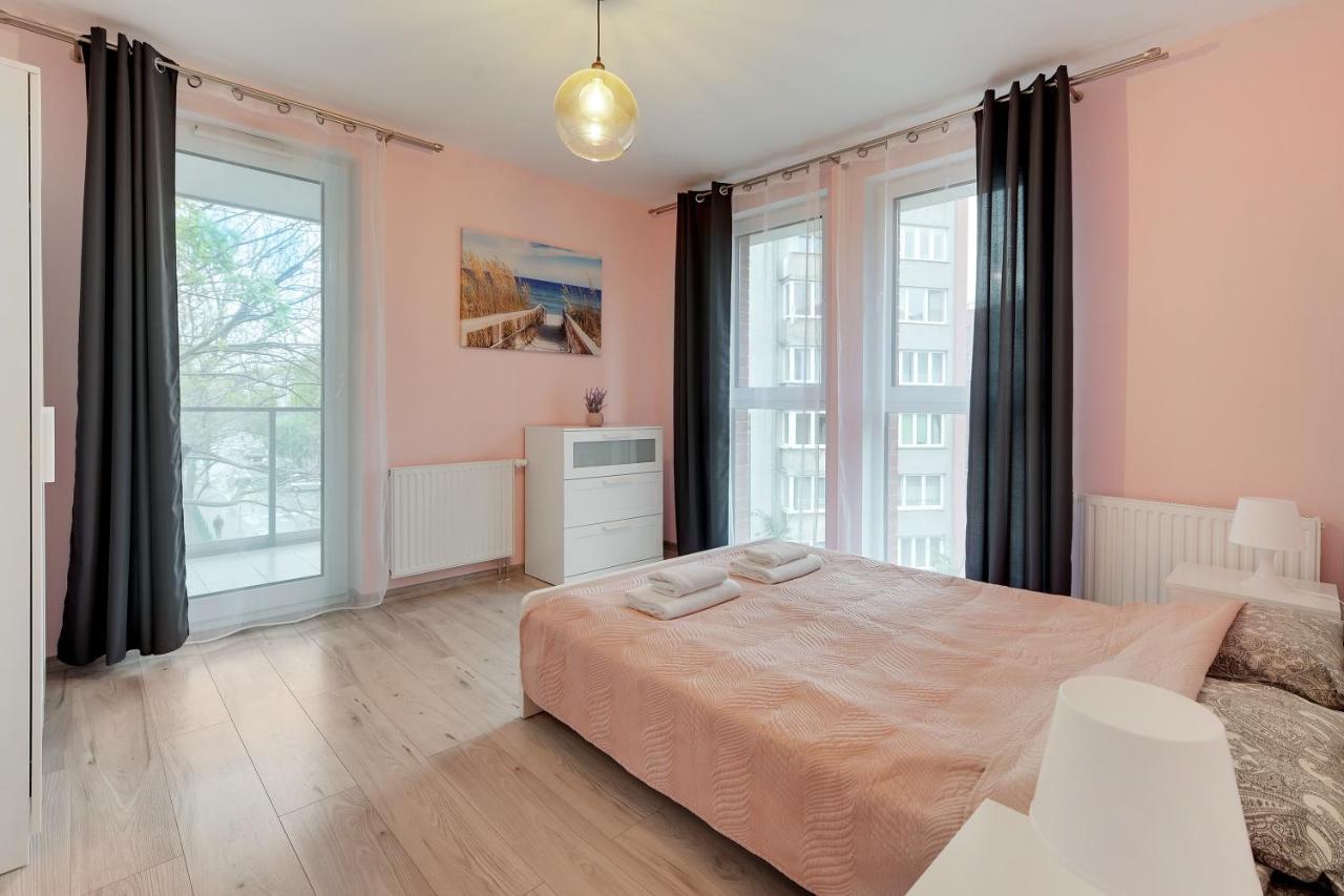Gdansk Centrum - Apartament 3 - Pokojowy Z Duzym Tarasem ภายนอก รูปภาพ