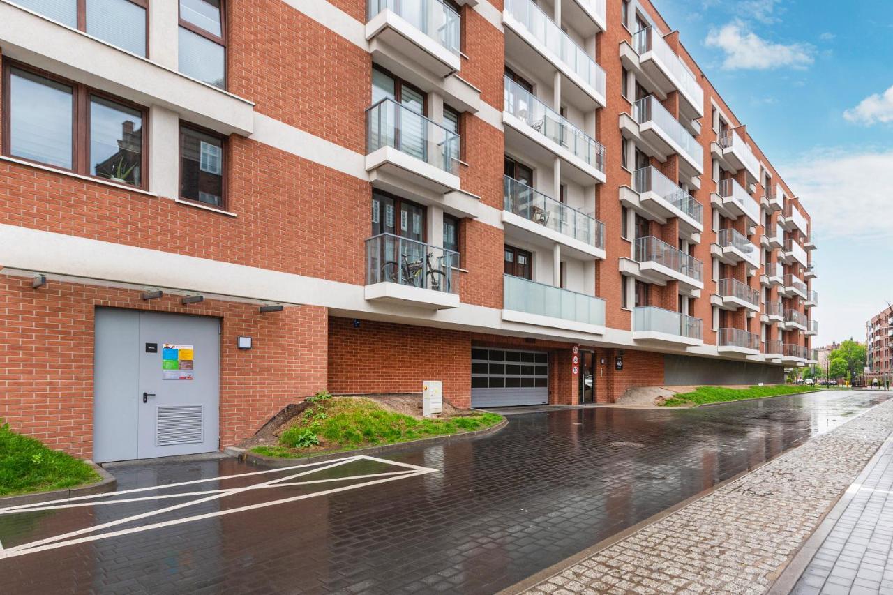 Gdansk Centrum - Apartament 3 - Pokojowy Z Duzym Tarasem ภายนอก รูปภาพ