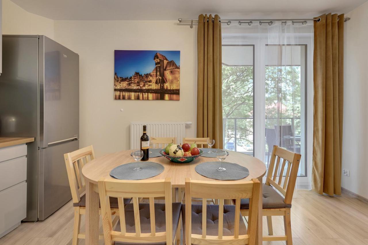 Gdansk Centrum - Apartament 3 - Pokojowy Z Duzym Tarasem ภายนอก รูปภาพ